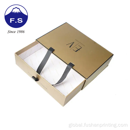 Hologram Paper Box Custom Luxury Hardcover Recycled Cardboard Paper Drawer Box Supplier